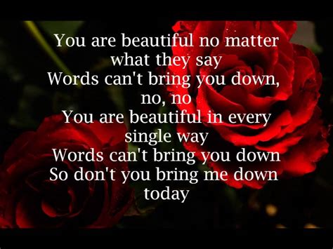 you are beautiful lyrics christina aguilera.